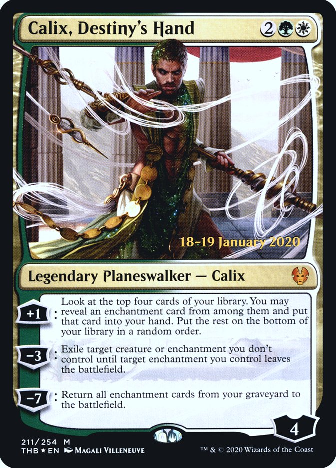 Calix, Destiny's Hand [Theros Beyond Death Prerelease Promos] | GnG Games