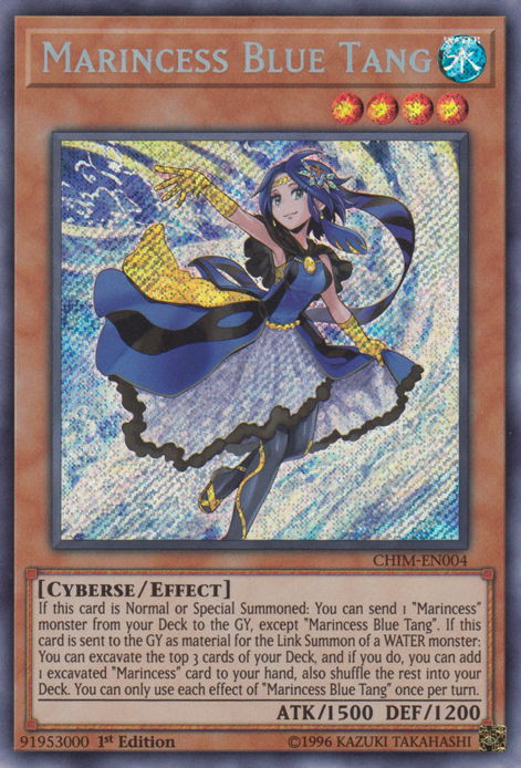 Marincess Blue Tang [CHIM-EN004] Secret Rare | GnG Games