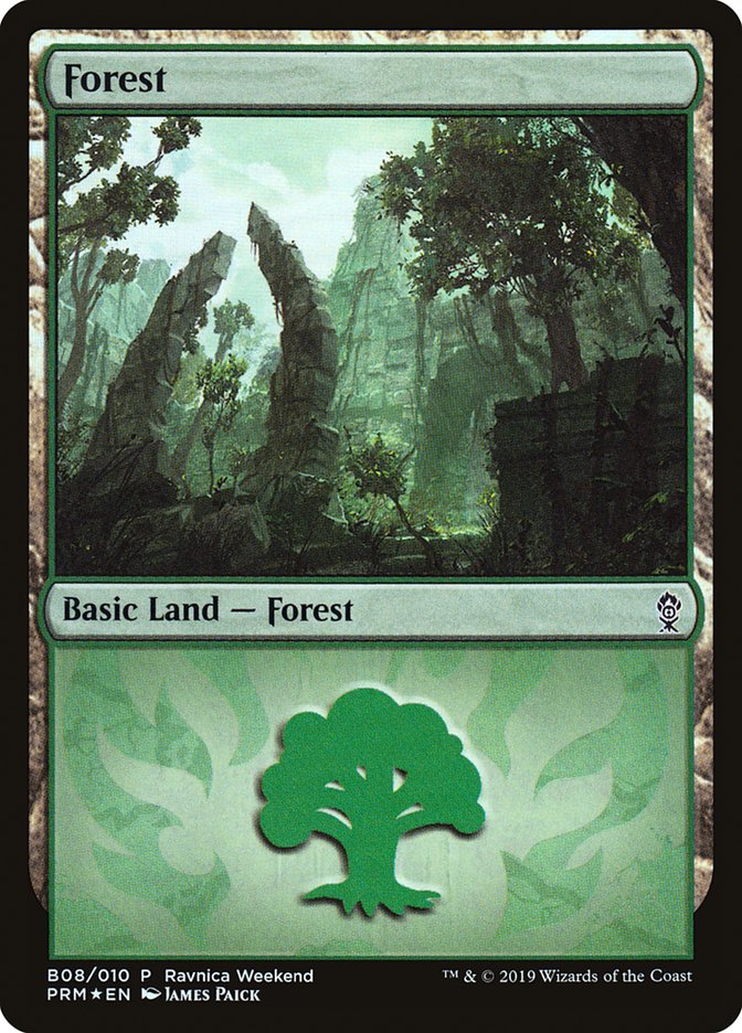 Forest (B08) [Ravnica Allegiance Guild Kit] | GnG Games