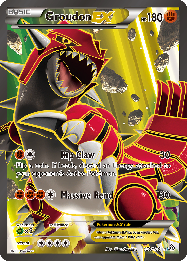 Groudon EX (150/160) [XY: Primal Clash] | GnG Games