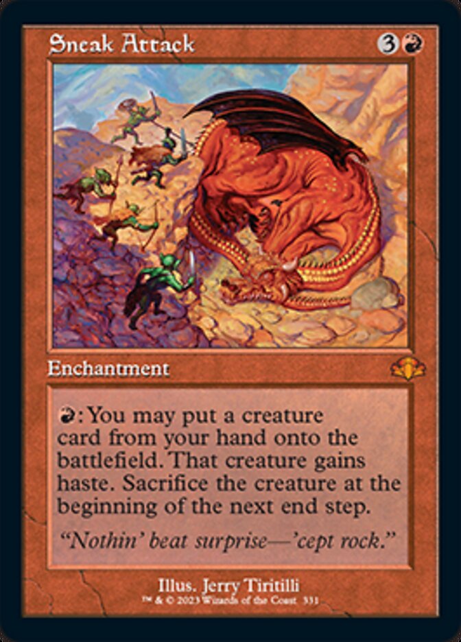 Sneak Attack (Retro) [Dominaria Remastered] | GnG Games