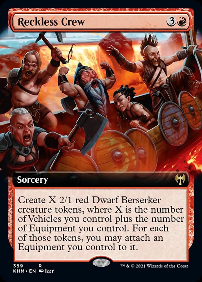 Reckless Crew (Extended Art) [Kaldheim] | GnG Games