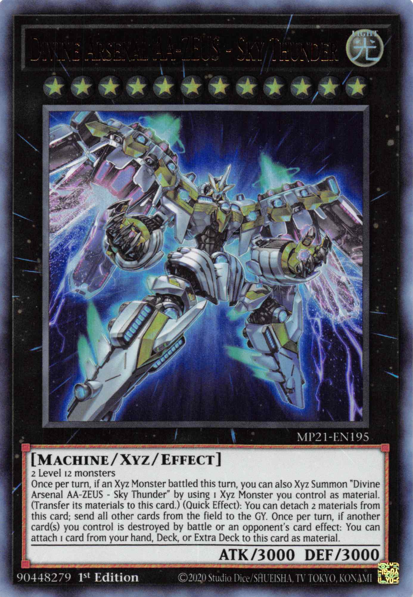 Divine Arsenal AA-ZEUS - Sky Thunder [MP21-EN195] Ultra Rare | GnG Games