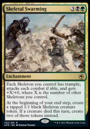 Skeletal Swarming (Promo Pack) [Dungeons & Dragons: Adventures in the Forgotten Realms Promos] | GnG Games