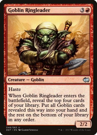 Goblin Ringleader [Duel Decks: Merfolk vs. Goblins] | GnG Games