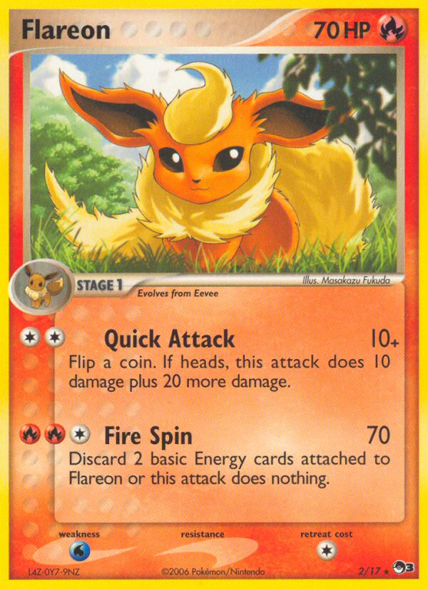 Flareon (2/17) [POP Series 3] | GnG Games