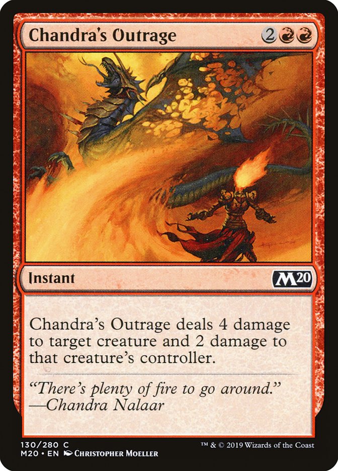 Chandra's Outrage [Core Set 2020] | GnG Games