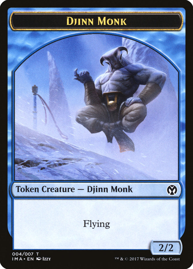 Djinn Monk [Iconic Masters Tokens] | GnG Games