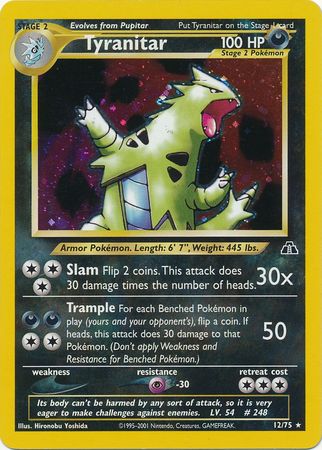 Tyranitar (12/75) [Neo Discovery Unlimited] | GnG Games