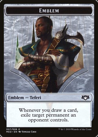 Emblem - Teferi, Hero of Dominaria [Mythic Edition Tokens] | GnG Games