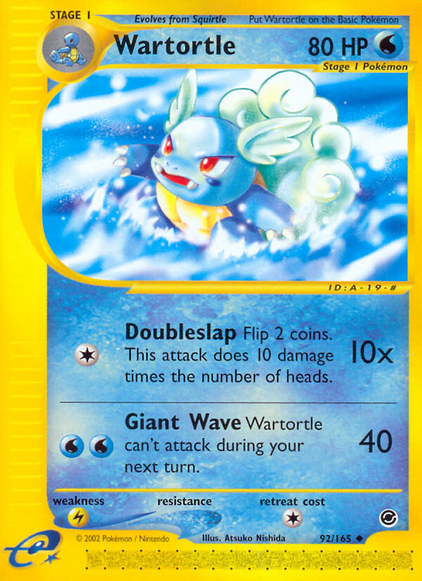 Wartortle (92/165) [Expedition: Base Set] | GnG Games