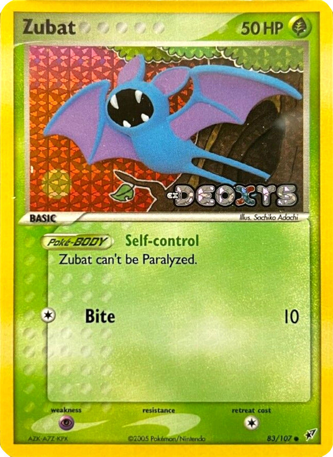 Zubat (83/107) (Stamped) [EX: Deoxys] | GnG Games