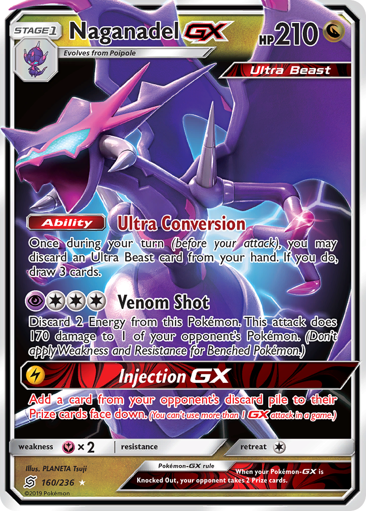 Naganadel GX (160/236) [Sun & Moon: Unified Minds] | GnG Games