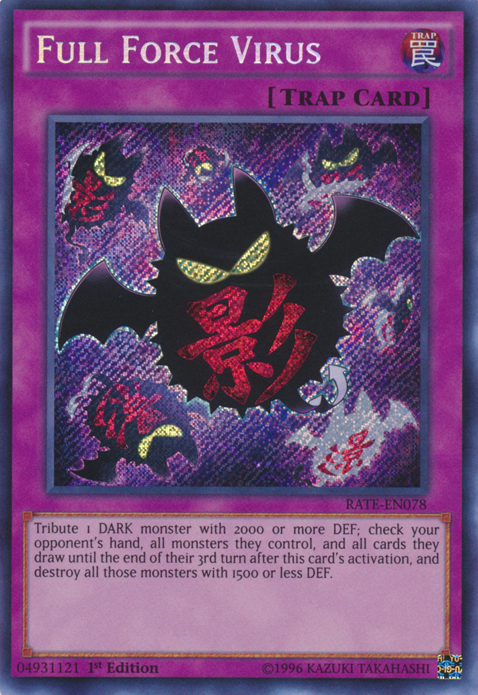 Full Force Virus [RATE-EN078] Secret Rare | GnG Games