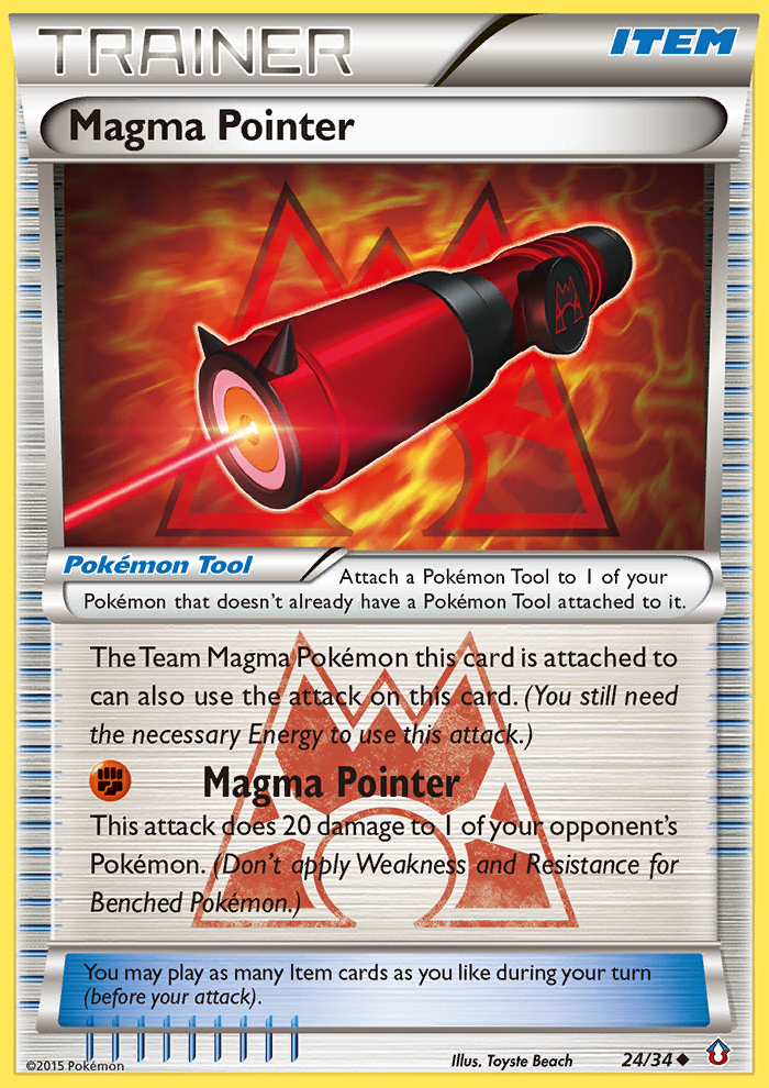 Magma Pointer (24/34) [XY: Double Crisis] | GnG Games