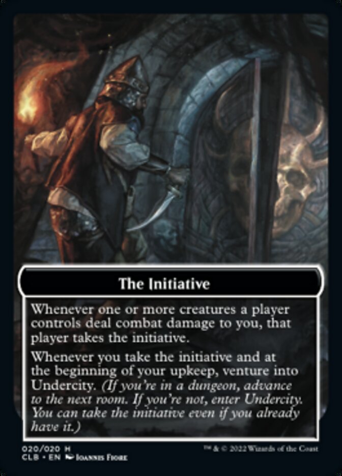 The Initiative // Undercity Double-sided Token [Commander Legends: Battle for Baldur's Gate Tokens] | GnG Games