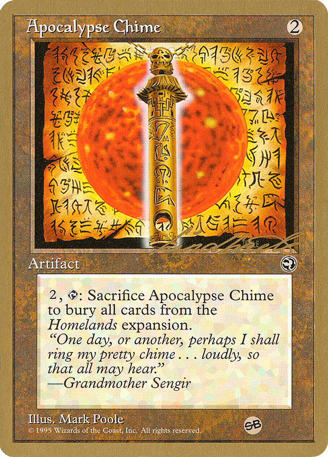 Apocalypse Chime (Leon Lindback) (SB) [Pro Tour Collector Set] | GnG Games