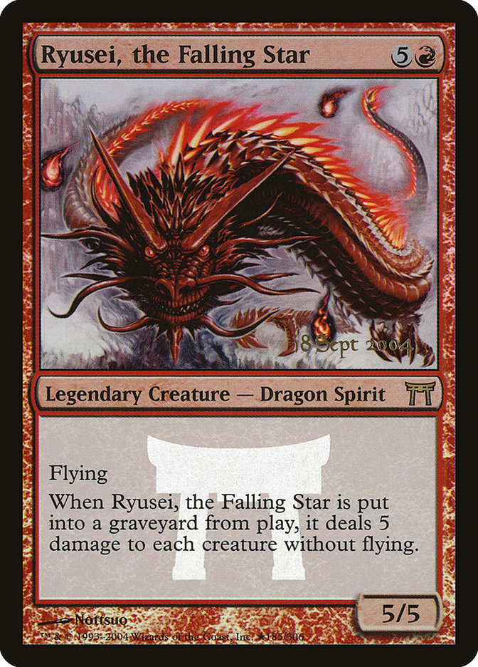 Ryusei, the Falling Star [Champions of Kamigawa Promos] | GnG Games