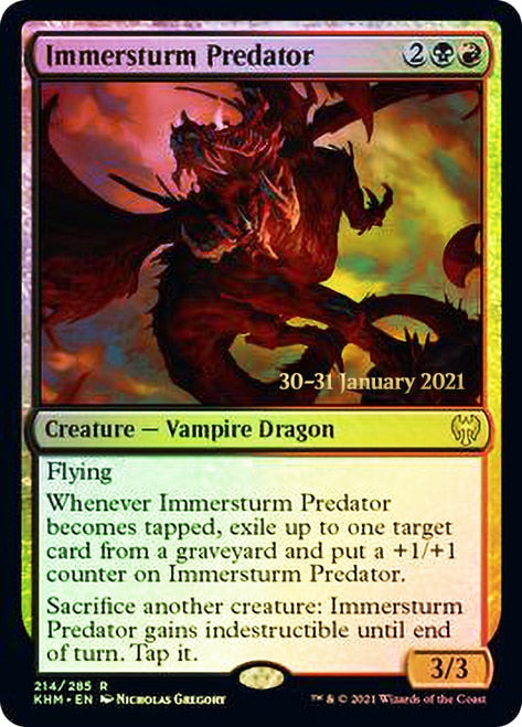 Immersturm Predator  [Kaldheim Prerelease Promos] | GnG Games