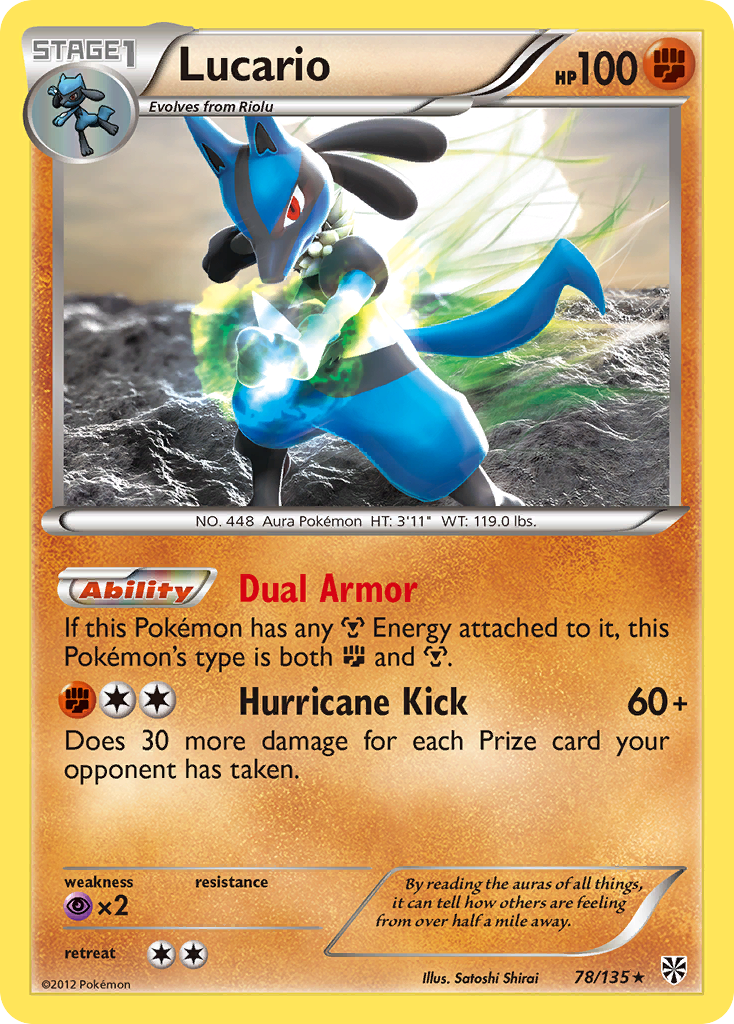 Lucario (78/135) [Black & White: Plasma Storm] | GnG Games