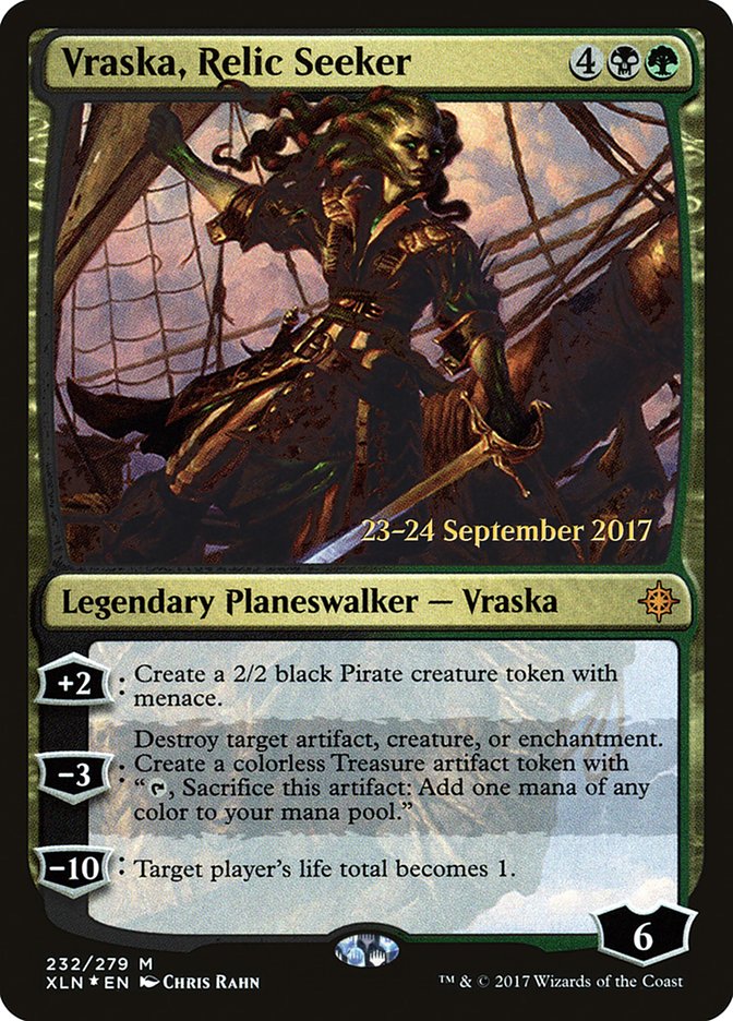 Vraska, Relic Seeker  [Ixalan Prerelease Promos] | GnG Games