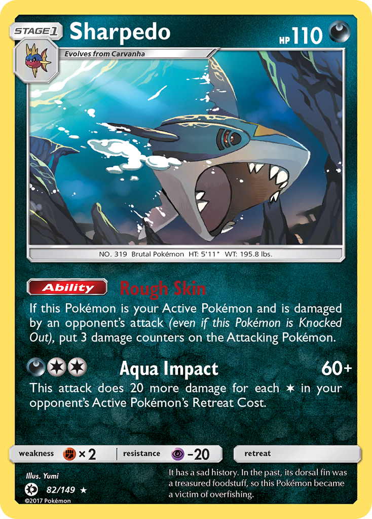 Sharpedo (82/149) [Sun & Moon: Base Set] | GnG Games