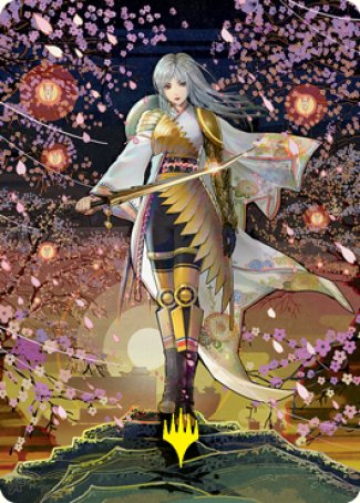 The Wandering Emperor 2 Art Card (Gold-Stamped Signature) [Kamigawa: Neon Dynasty Art Series] | GnG Games