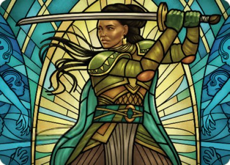 Shanna, Purifying Blade Art Card 2 [Dominaria United Art Series] | GnG Games