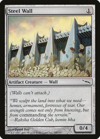 Steel Wall [Mirrodin] | GnG Games