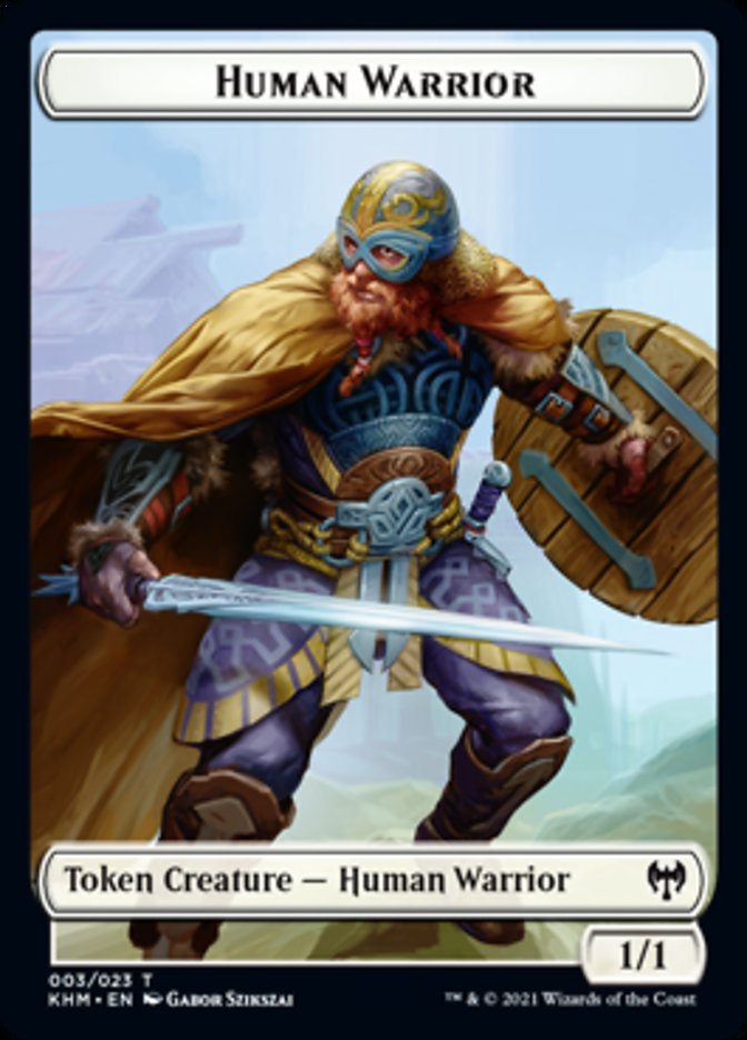 Human Warrior Token [Kaldheim] | GnG Games