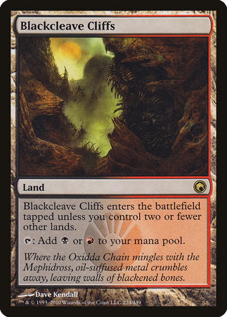 Blackcleave Cliffs [Scars of Mirrodin] | GnG Games