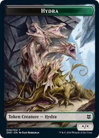 Hydra // Illusion Double-sided Token [Zendikar Rising Tokens] | GnG Games