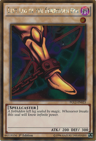 Left Leg of the Forbidden One [PGL2-EN023] Gold Rare | GnG Games