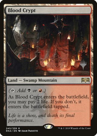 Blood Crypt [Ravnica Allegiance Promos] | GnG Games