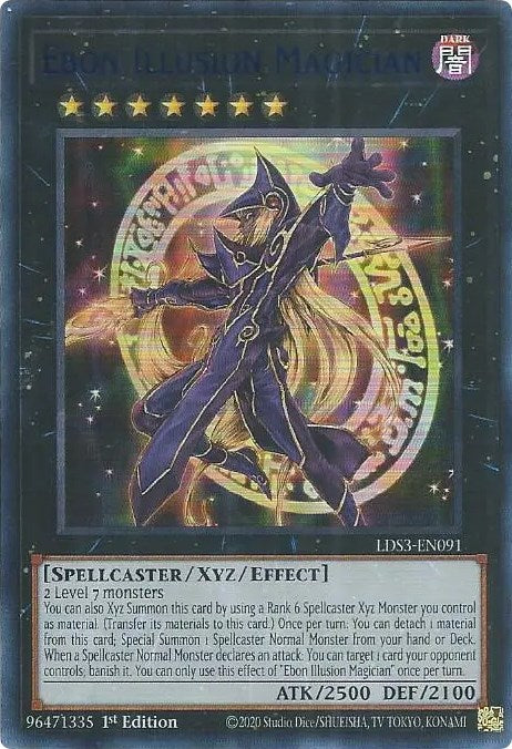 Ebon Illusion Magician (Blue) [LDS3-EN091] Ultra Rare | GnG Games