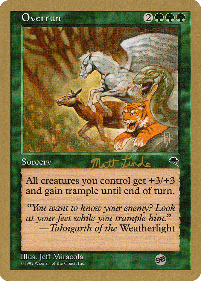 Overrun (Matt Linde) (SB) [World Championship Decks 1999] | GnG Games