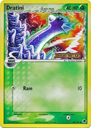 Dratini (46/101) (Delta Species) (Stamped) [EX: Dragon Frontiers] | GnG Games