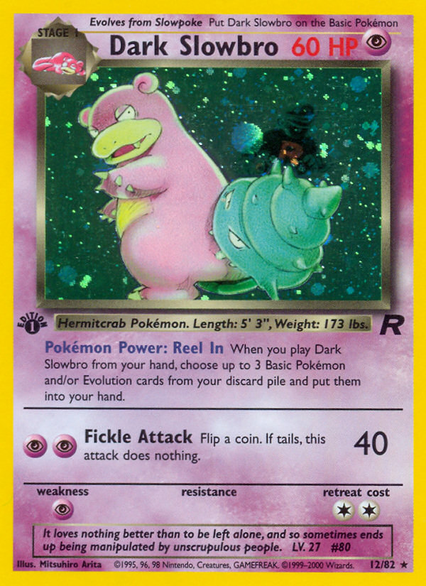 Dark Slowbro (12/82) [Team Rocket 1st Edition] | GnG Games