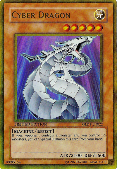 Cyber Dragon [GLD1-EN022] Gold Rare | GnG Games