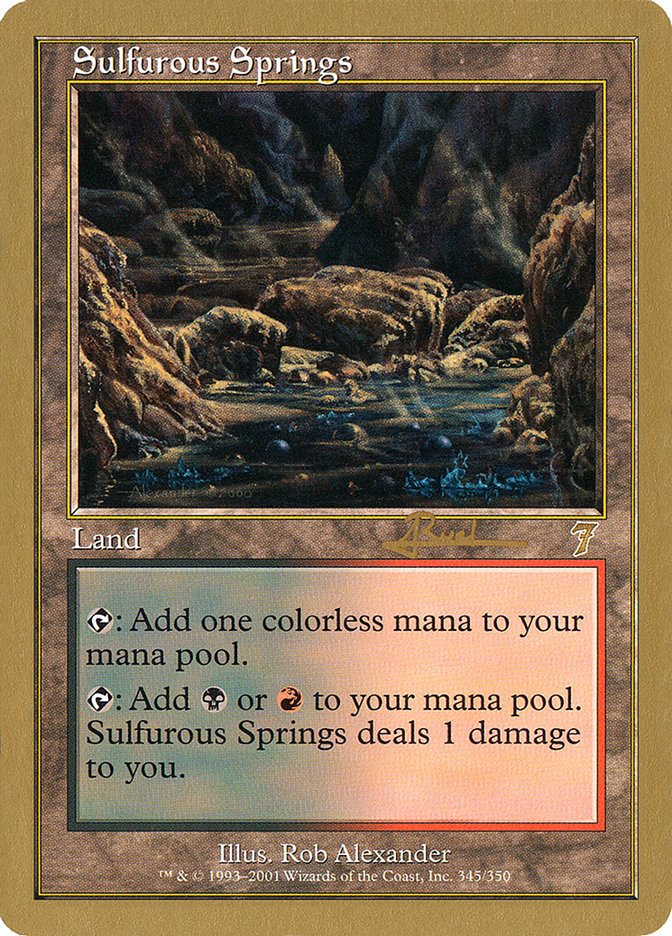 Sulfurous Springs (Antoine Ruel) [World Championship Decks 2001] | GnG Games