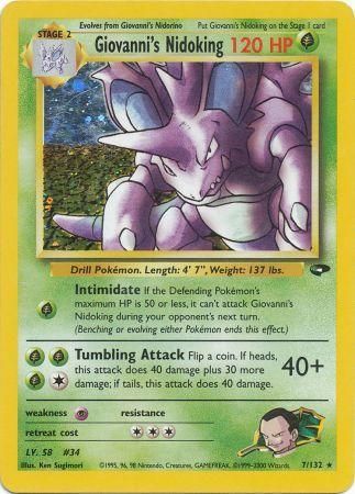 Giovanni's Nidoking (7/132) [Gym Challenge Unlimited] | GnG Games