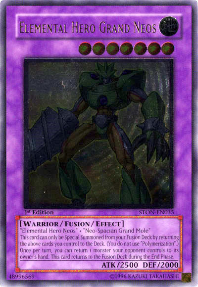 Elemental Hero Grand Neos [STON-EN035] Ultimate Rare | GnG Games