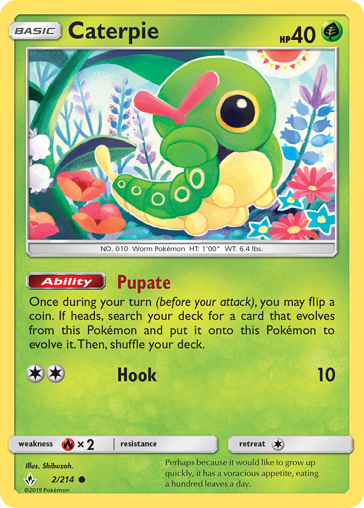 Caterpie (2/214) [Sun & Moon: Unbroken Bonds] | GnG Games