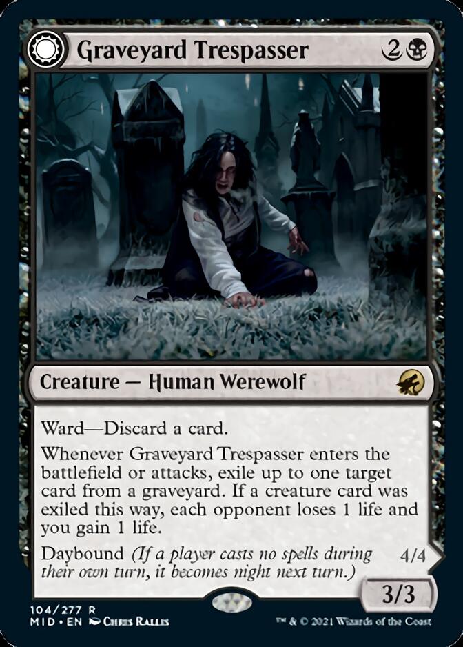 Graveyard Trespasser // Graveyard Glutton [Innistrad: Midnight Hunt] | GnG Games