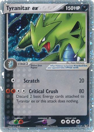 Tyranitar ex (17/17) (Holo) [POP Series 1] | GnG Games