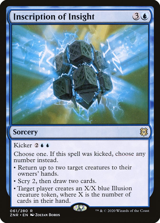 Inscription of Insight [Zendikar Rising] | GnG Games