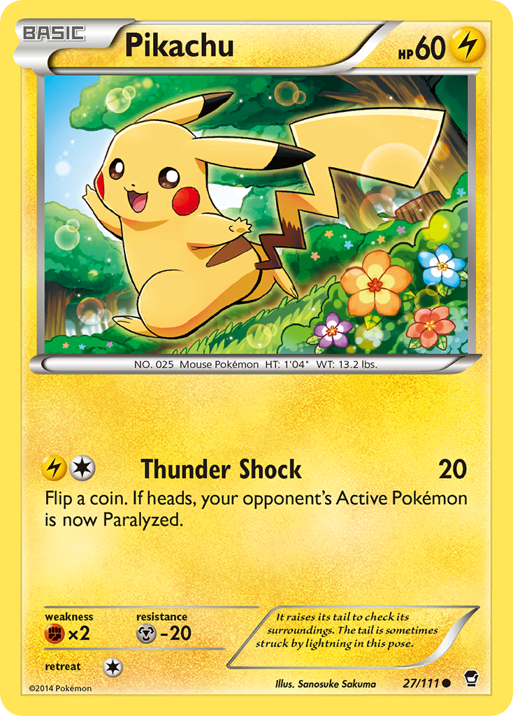 Pikachu (27/111) [XY: Furious Fists] | GnG Games