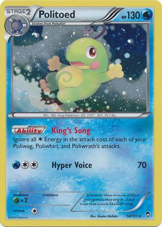 Politoed (18/111) (Cosmos Holo) [XY: Furious Fists] | GnG Games