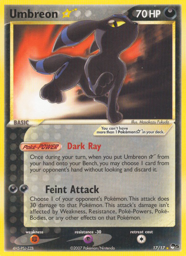 Umbreon Star (17/17) [POP Series 5] | GnG Games