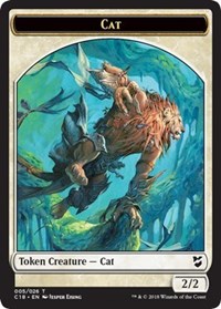 Cat // Soldier Double-sided Token [Commander 2018 Tokens] | GnG Games